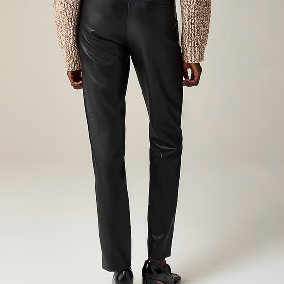 Brand New With Tags J Crew Kate straight-leg Pant in Faux Leather Size 20 - Picture 3 of 6